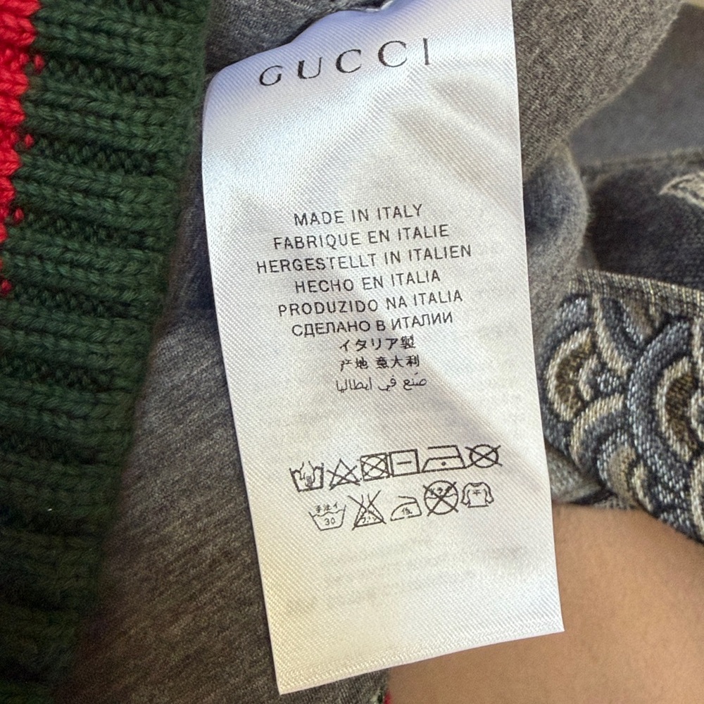 Gucci Kids Dress in Blue and Cream Floral Size 6 - Picture 4 of 6